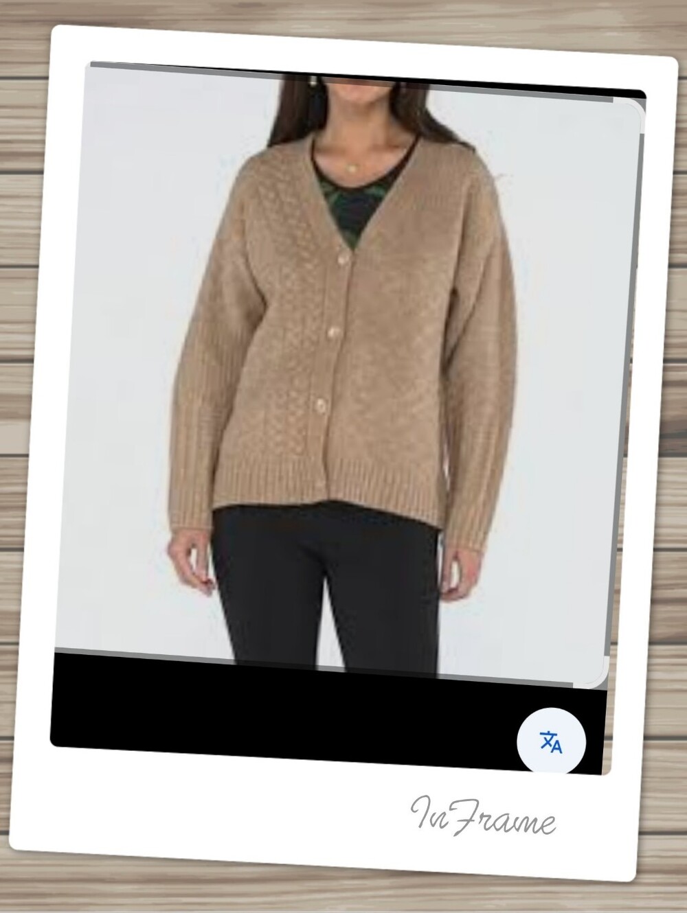 Brand New CAbi Cable-Knit Button Cardigan Size Xl